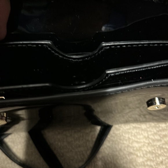 Black Patton leather with a Burberry like detail - Picture 3 of 3